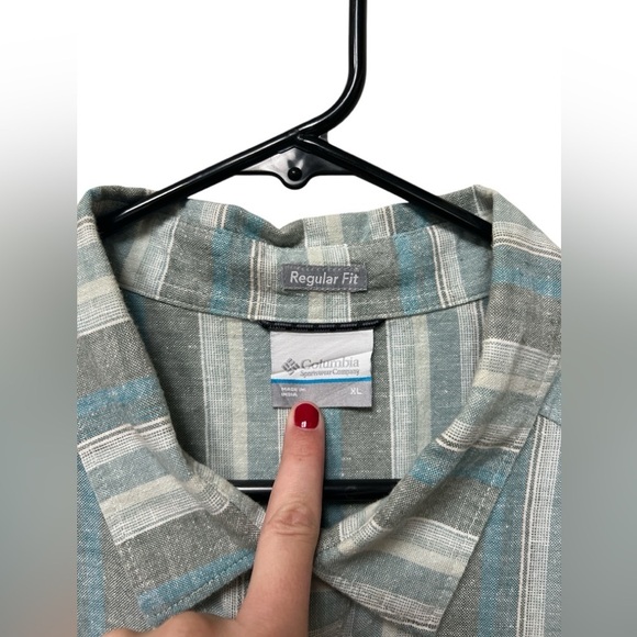 Columbia short sleeve casual button down shirt - Picture 4 of 5